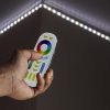 V-TAC RGB+CCT 4 zónás rádiófrekvenciás LED szalag érintőgombos távirányító - SKU 2922