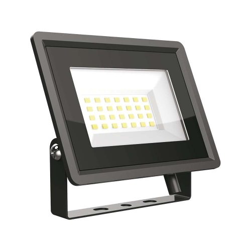 V-TAC F-Class 20W SMD LED reflektor, fényvető természetes fehér - fekete ház - 6738