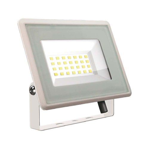 V-TAC F-Class 20W SMD LED reflektor, fényvető természetes fehér - fehér ház - 6741