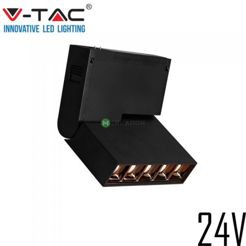 V-TAC csuklós LED lámpatest mágneses tracklighthoz - 10W - 4000K - 7963