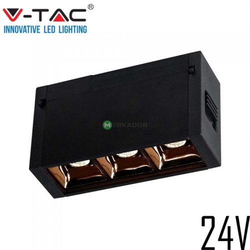 V-TAC LED lámpatest mágneses tracklighthoz - 3W - 3000K - 7960