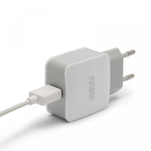 Delight hálózati USB töltő adapter 1.2A 5V