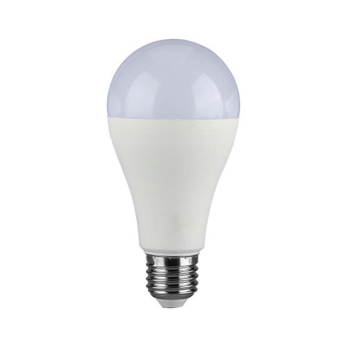 V-TAC 17W E27 A65 Természetes fehér LED lámpa izzó, 100 Lm/W - 214457