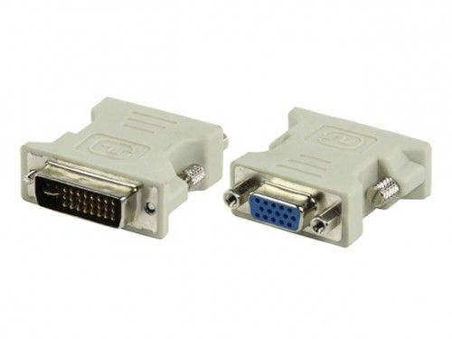 DVI (male) - VGA (female) átalakító adapter - 24+5 pin