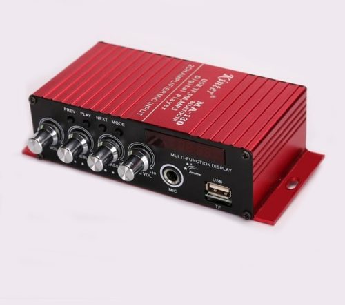 MA-130 mini sztereó HI-FI autó erősítő USB / SD - 2 csatornás