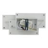 V-TAC beltéri indirekt fényű 11W fali LED lámpa - meleg fehér, fehér házzal - 218202