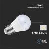 V-TAC G45 LED lámpa izzó 4.5W E27 - hideg fehér - 217409