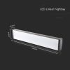V-TAC LED lineáris csarnokvilágító lámpa 100W, Természetes fehér - 7892