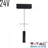 V-TAC függeszték, 15W LED lámpatest mágneses tracklighthoz - természetes fehér - 7969