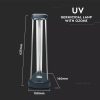 V-TAC baktériumölő asztali UV-C germicid lámpa, távirányítóval - 38W - 11224