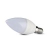 V-TAC LED lámpa gyertya izzó 5.5W E14 4000K - 6 db/csomag - 2737
