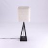 V-TAC Designer asztali lámpa, téglalap alakú szövetburával - 40381