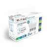 V-TAC LED lámpa izzó 9W E27 6400K - 3 db/csomag - 7242