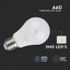 V-TAC LED lámpa izzó 11W E27 3000K - 3 db/csomag - 7352