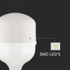 V-TAC 50W E27 T140 hideg fehér LED lámpa izzó, 108 Lm/W, plusz E40-re foglalatátalakítóval - 23575